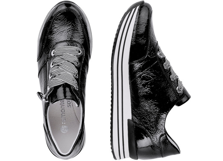 - Remonte Sneaker mit effektvoller Schnürung, in Größe 036 bis 042, in Farbe SCHWARZ Ansicht 5
