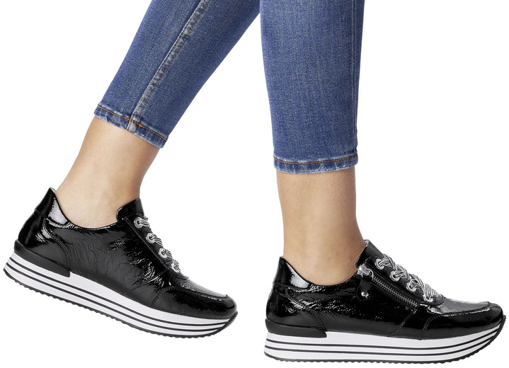 - Remonte Sneaker mit effektvoller Schnürung, in Größe 036 bis 042, in Farbe SCHWARZ Ansicht 7