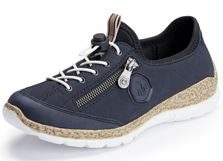 Rieker, sportliche Damen-Sneaker, mit MemoSoft Decksohle