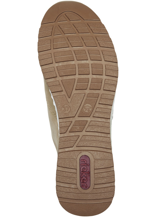 - Rieker Sneaker mit seitlichem Reißverschluss, in Größe 036 bis 042, in Farbe SAND Ansicht 3