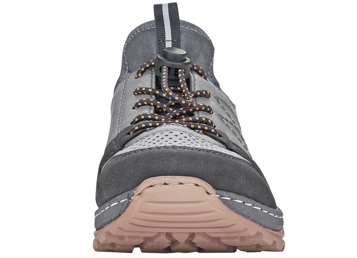 Slipper & Schnürschuhe - Rieker Sneaker mit herausnehmbarer MemoSoft-Textileinlage, in Größe 036 bis 043, in Farbe GRAU Ansicht 9