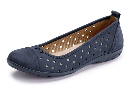 ELENA EDEN, sommerliche Damen-Ballerinas, Weite G, mit herausnehmbarem Fußbett