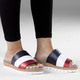 Sandaletten & Pantoletten - ELENA EDEN, bequeme Damen-Pantoletten, Weite G, mit herausnehmbarem Fußbett – Farbe BLAU-WEISS-ROT – Ansicht 4 Sandaletten & Pantoletten - ELENA EDEN, bequeme Damen-Pantoletten, Weite G, mit herausnehmbarem Fußbett, in Größe 035 bis 042, in Farbe BLAU-WEISS-ROT – Farbe BLAU-WEISS-ROT – Ansicht 4