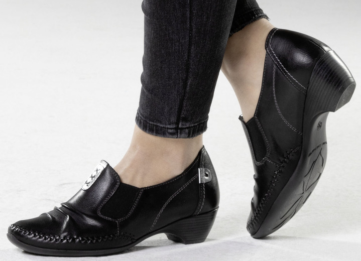 Pumps & Ballerina - ELENA EDEN, stilvolle Damen-Pumps, Weite G, mit herausnehmbares Fußbett Ansicht 7 Pumps & Ballerina - ELENA EDEN, stilvolle Damen-Pumps, Weite G, mit herausnehmbares Fußbett, in Größe 036 bis 042, in Farbe BLAU Ansicht 7