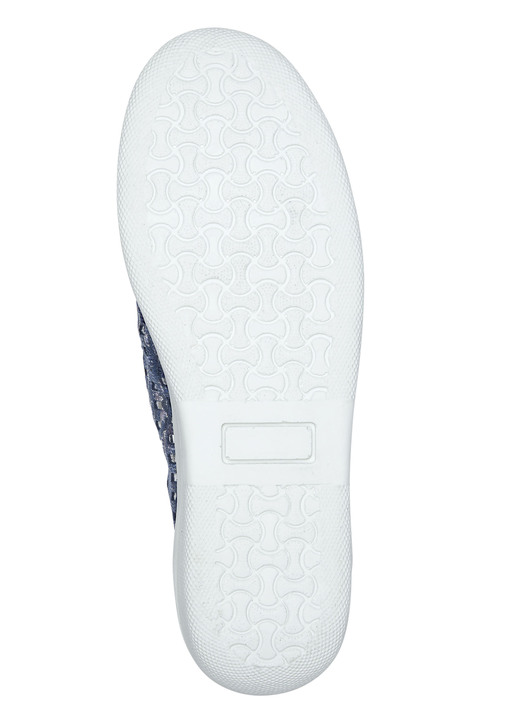 Slipper & Schnürschuhe - ELENA EDEN, sommerliche Damen-Slipper, Weite G, mit herausnehmbarem Fußbett Ansicht 3 Slipper & Schnürschuhe - ELENA EDEN, sommerliche Damen-Slipper, Weite G, mit herausnehmbarem Fußbett, in Größe 036 bis 042, in Farbe JEANS Ansicht 3
