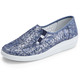 Slipper & Schnürschuhe - ELENA EDEN, sommerliche Damen-Slipper, Weite G, mit herausnehmbarem Fußbett – Farbe JEANS – Ansicht 1 Slipper & Schnürschuhe - ELENA EDEN, sommerliche Damen-Slipper, Weite G, mit herausnehmbarem Fußbett, in Größe 036 bis 042, in Farbe JEANS – Farbe JEANS – Ansicht 1