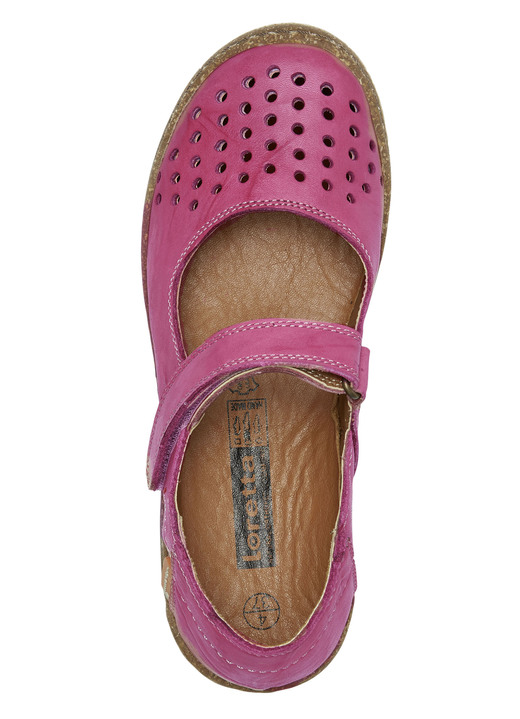 - ELENA EDEN Slipper aus schattiertem Nappaleder, in Größe 036 bis 042, in Farbe FUCHSIA Ansicht 2