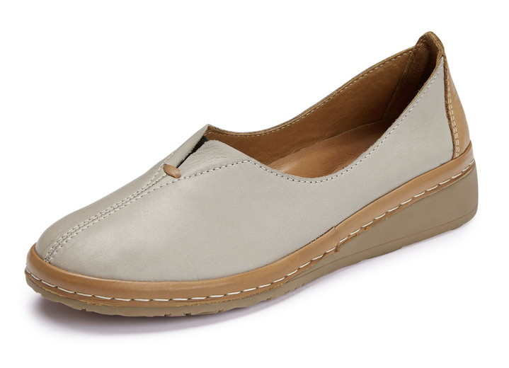 Elena Eden - ELENA EDEN Slipper aus Rind-Nappaleder, in Größe 036 bis 042, in Farbe COGNAC Ansicht 4