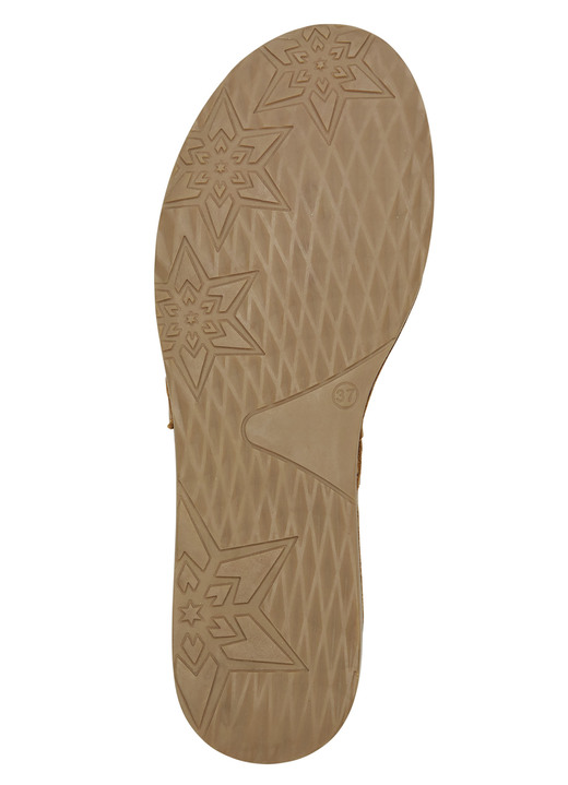 Elena Eden - ELENA EDEN Slipper aus Rind-Nappaleder, in Größe 036 bis 042, in Farbe COGNAC Ansicht 6