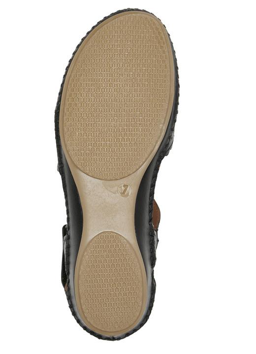 Sandaletten & Pantoletten - ELENA EDEN, sommerliche Damen-Sandalen, Weite G, aus Leder, in Größe 036 bis 042, in Farbe WEISS Ansicht 7