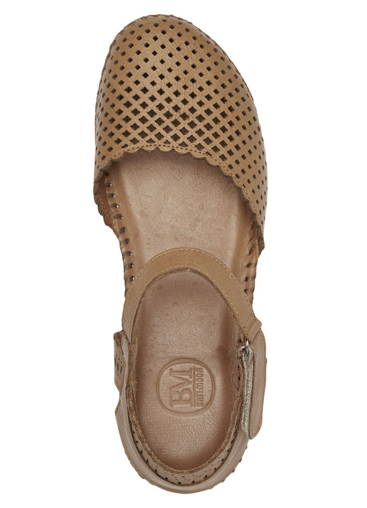 Sandaletten & Pantoletten - ELENA EDEN, sommerliche Damen-Sandalen, Weite G, aus Leder, in Größe 036 bis 042, in Farbe WEISS Ansicht 9