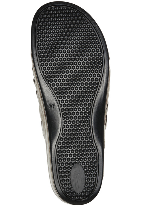 Sandaletten & Pantoletten - Gemini, sommerliche Damen-Clogs, Weite G, mit Gummizug, in Größe 036 bis 042, in Farbe WEISS Ansicht 6