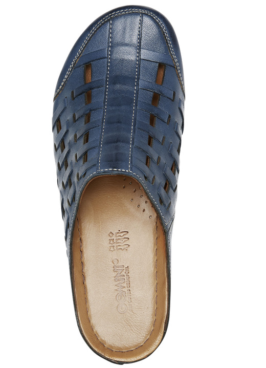 Sandaletten & Pantoletten - Gemini, sommerliche Damen-Clogs, Weite G, mit Gummizug, in Größe 036 bis 042, in Farbe WEISS Ansicht 8