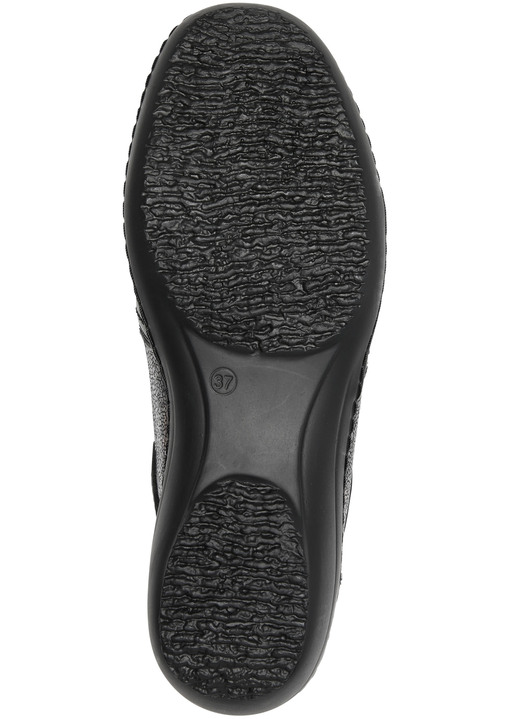 Slipper & Schnürschuhe - ELENA EDEN, bequeme Damen-Slipper, Weite H, mit herausnehmbarem Fußbett, in Größe 036 bis 043, in Farbe SCHWARZ Ansicht 3