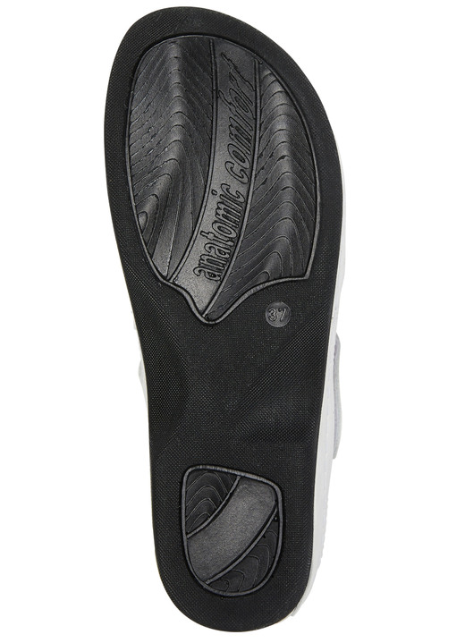 Sandaletten & Pantoletten - ELENA EDEN, klassische Damen-Sandalen, Weite H, mit Klettverschluss, in Größe 036 bis 042, in Farbe WEISS Ansicht 3