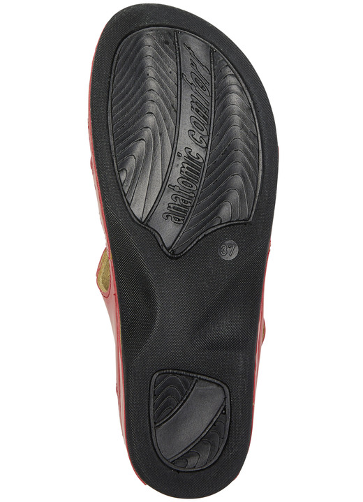 Sandaletten & Pantoletten - ELENA EDEN, klassische Damen-Sandalen, Weite H, mit Klettverschluss, in Größe 036 bis 042, in Farbe SCHWARZ Ansicht 9