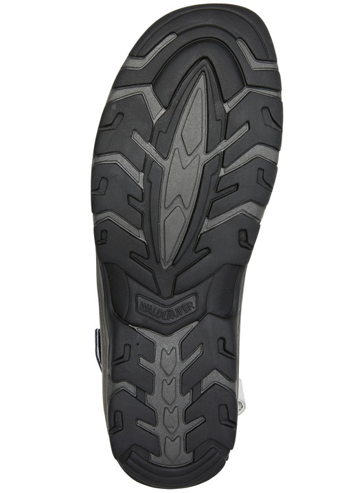 Sandaletten & Pantoletten - Waldläufer, sportliche Damen-Sandalen, Weite H, mit herausnehmbarem Fußbett Ansicht 4 Sandaletten & Pantoletten - Waldläufer, sportliche Damen-Sandalen, Weite H, mit herausnehmbarem Fußbett, in Größe 4 1/2 bis 9, in Farbe WEISS-BLAU-ROT Ansicht 4