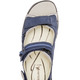 Sandaletten & Pantoletten - Waldläufer, sportliche Damen-Sandalen, Weite H, mit herausnehmbarem Fußbett – Farbe JEANS-HELLGRAU – Ansicht 2 Sandaletten & Pantoletten - Waldläufer, sportliche Damen-Sandalen, Weite H, mit herausnehmbarem Fußbett, in Größe 4 1/2 bis 9, in Farbe WEISS-BLAU-ROT – Farbe JEANS-HELLGRAU – Ansicht 2