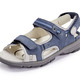 Sandaletten & Pantoletten - Waldläufer, sportliche Damen-Sandalen, Weite H, mit herausnehmbarem Fußbett, in Größe 4 1/2 bis 9, in Farbe JEANS-HELLGRAU – Farbe JEANS-HELLGRAU – Ansicht 1