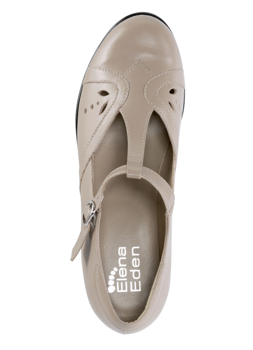 Pumps & Ballerina - ELENA EDEN, schicke Damen-Pumps, Weite H, aus Leder Ansicht 2 Pumps & Ballerina - ELENA EDEN, schicke Damen-Pumps, Weite H, aus Leder, in Größe 036 bis 042, in Farbe BEIGE Ansicht 2