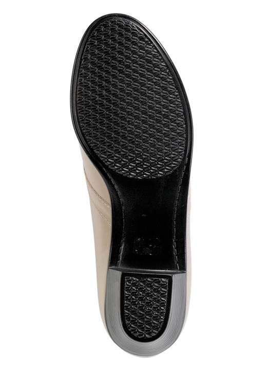 Pumps & Ballerina - ELENA EDEN, schicke Damen-Pumps, Weite H, aus Leder Ansicht 3 Pumps & Ballerina - ELENA EDEN, schicke Damen-Pumps, Weite H, aus Leder, in Größe 036 bis 042, in Farbe BEIGE Ansicht 3