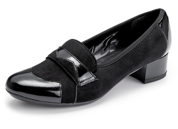 Pumps & Ballerina - ELENA EDEN Pumps mit dekorativer Spange, in Größe 036 bis 041, in Farbe SCHWARZ Ansicht 1