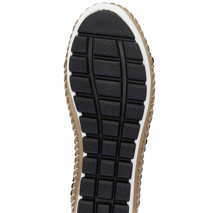 Slipper & Schnürschuhe - Gemini, klassische Damen-Slipper, Weite G, mit herausnehmbarem Fußbett, in Größe 036 bis 042, in Farbe WEISS-ROT-MARINE Ansicht 6