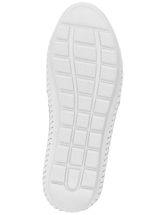 Slipper & Schnürschuhe - Gemini, leichte Damen-Slipper, Weite G, mit herausnehmbarem Fußbett Ansicht 3 Slipper & Schnürschuhe - Gemini, leichte Damen-Slipper, Weite G, mit herausnehmbarem Fußbett, in Größe 035 bis 041, in Farbe WEISS Ansicht 3