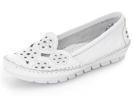 Gemini, leichte Damen-Slipper, Weite G, mit herausnehmbarem Fußbett