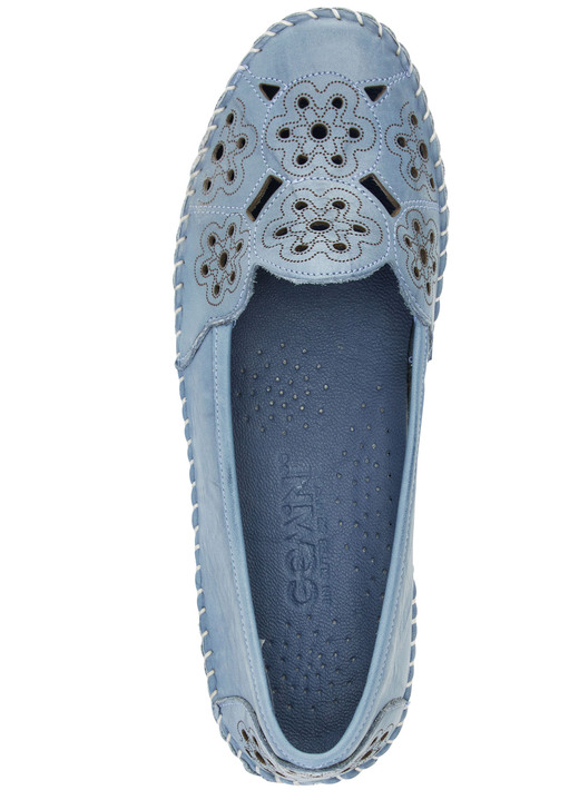 Slipper & Schnürschuhe - Gemini, leichte Damen-Slipper, Weite G, mit herausnehmbarem Fußbett Ansicht 8 Slipper & Schnürschuhe - Gemini, leichte Damen-Slipper, Weite G, mit herausnehmbarem Fußbett, in Größe 035 bis 041, in Farbe WEISS Ansicht 8
