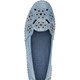 Slipper & Schnürschuhe - Gemini, leichte Damen-Slipper, Weite G, mit herausnehmbarem Fußbett – Farbe JEANSBLAU – Ansicht 2 Slipper & Schnürschuhe - Gemini, leichte Damen-Slipper, Weite G, mit herausnehmbarem Fußbett, in Größe 035 bis 041, in Farbe WEISS – Farbe JEANSBLAU – Ansicht 2