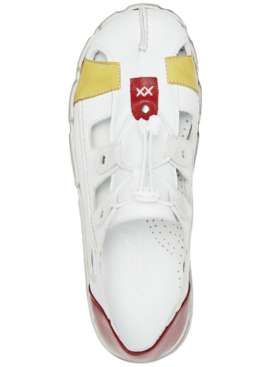 Slipper & Schnürschuhe - Andrea Conti Slipper aus Nappaleder, in Größe 036 bis 042, in Farbe WEISS-BUNT Ansicht 2