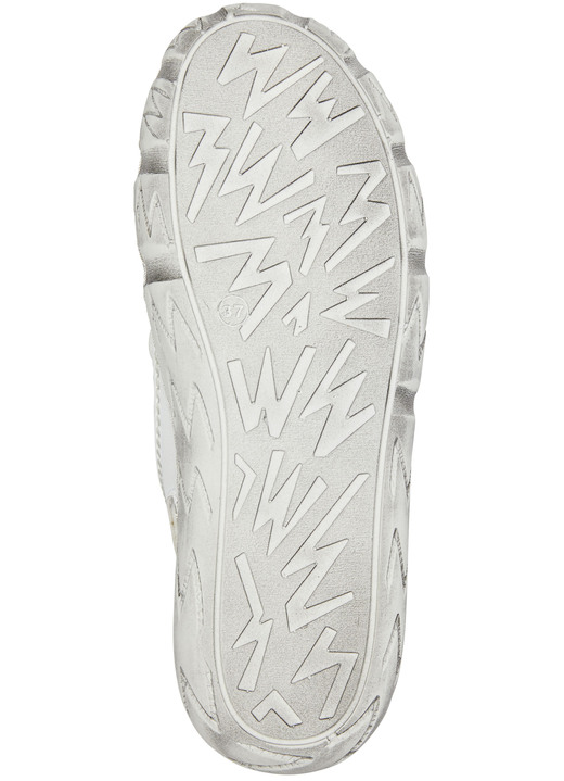 Slipper & Schnürschuhe - Andrea Conti Slipper aus Nappaleder, in Größe 036 bis 042, in Farbe WEISS-BUNT Ansicht 3