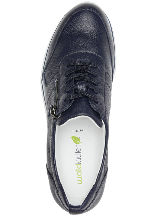 Slipper & Schnürschuhe - Waldläufer, bequeme Damen-Sneaker, Weite H, mit herausnehmbarem Fußbett Ansicht 2 Slipper & Schnürschuhe - Waldläufer, bequeme Damen-Sneaker, Weite H, mit herausnehmbarem Fußbett, in Größe 3 1/2 bis 8, in Farbe NACHTBLAU Ansicht 2