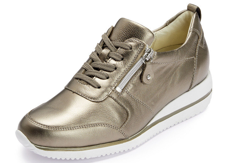 Slipper & Schnürschuhe - Waldläufer, bequeme Damen-Sneaker, Weite H, mit herausnehmbarem Fußbett Ansicht 4 Slipper & Schnürschuhe - Waldläufer, bequeme Damen-Sneaker, Weite H, mit herausnehmbarem Fußbett, in Größe 3 1/2 bis 8, in Farbe NACHTBLAU Ansicht 4