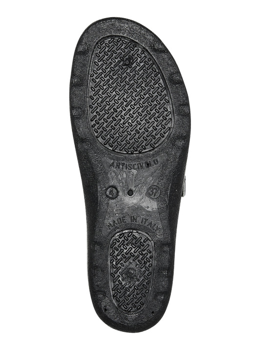 Sandaletten & Pantoletten - Zweierpack klassische Damen-Pantoletten, Weite H, mit Klettverschluss, in Größe 036 bis 041, in Farbe 1X WEISS, 1X SCHWARZ Ansicht 7