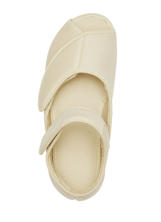 Sandaletten & Pantoletten - Klett-Sandale aus elastischem Textilmaterial, in Größe 035 bis 042, in Farbe MARINE Ansicht 5