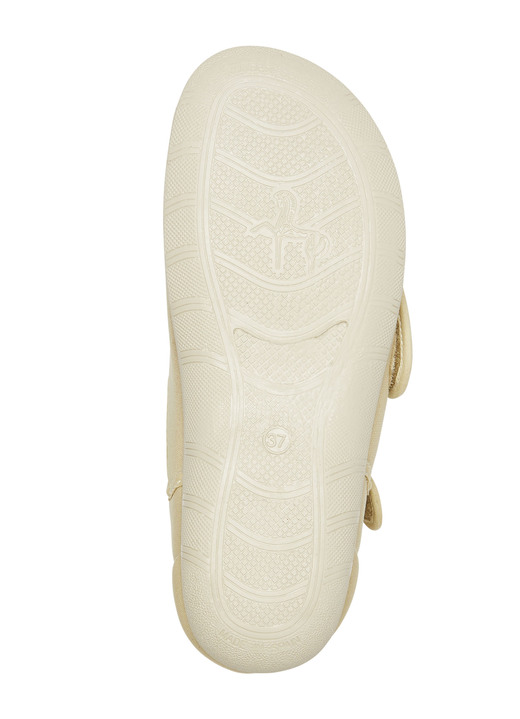 Sandaletten & Pantoletten - Klett-Sandale aus elastischem Textilmaterial, in Größe 035 bis 042, in Farbe MARINE Ansicht 6