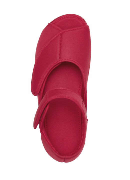 Sandaletten & Pantoletten - Klett-Sandale aus elastischem Textilmaterial, in Größe 035 bis 042, in Farbe MARINE Ansicht 8