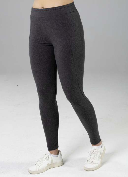 Freizeithosen - Leggings von „Plantier“ in 3 Farben Freizeithosen - Leggings von „Plantier“ in 3 Farben, in Größe 036 bis 054, in Farbe ANTHRAZIT MELIERT