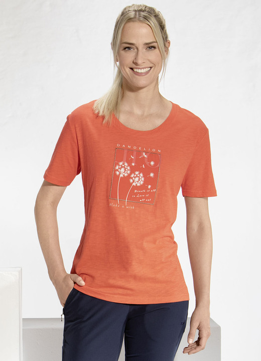 Homewear & Freizeitmode - Shirt von „LPO“ in 3 Farben Ansicht 2 Homewear & Freizeitmode - Shirt von „LPO“ in 3 Farben, in Größe 036 bis 050, in Farbe MANDARINE Ansicht 2