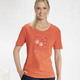 Homewear & Freizeitmode - Shirt von „LPO“ in 3 Farben – Farbe MANDARINE – Ansicht 2 Homewear & Freizeitmode - Shirt von „LPO“ in 3 Farben, in Größe 036 bis 050, in Farbe MANDARINE – Farbe MANDARINE – Ansicht 2