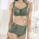 Soft-BH - Miss Mary BH mit elastischen Spitzeneinsätzen – Farbe GRÜN – Ansicht 2 Soft-BH - Miss Mary BH mit elastischen Spitzeneinsätzen, in Größe 080 bis 120, in Cup H, in Farbe MARINE – Farbe GRÜN – Ansicht 2