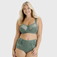Soft-BH - Miss Mary BH mit elastischen Spitzeneinsätzen – Farbe GRÜN – Ansicht 1 Soft-BH - Miss Mary BH mit elastischen Spitzeneinsätzen, in Größe 080 bis 120, in Cup H, in Farbe MARINE – Farbe GRÜN – Ansicht 1