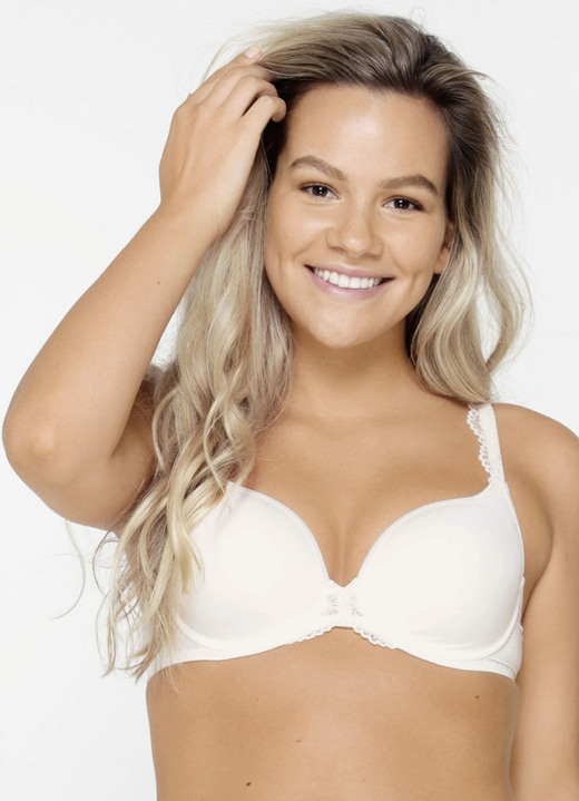 Bügel-BH - LingaDore Bügel-BH mit vorgeformten Cups Ansicht 11 Bügel-BH - LingaDore Bügel-BH mit vorgeformten Cups, in Größe 075 bis 090, in Cup A, in Farbe TÜRKISBLAU Ansicht 11