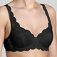 Bügel-BH - Triumph Amourette Bügel-BH mit Elastikspitze – Farbe SCHWARZ – Ansicht 3 Bügel-BH - Triumph Amourette Bügel-BH mit Elastikspitze, in Größe 075 bis 095, in Cup C, in Farbe WEISS – Farbe SCHWARZ – Ansicht 3