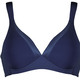 Soft-BH - Naturana BH mit Satinblende am Dekolleté – Farbe MARINE – Ansicht 2 Soft-BH - Naturana BH mit Satinblende am Dekolleté, in Größe 075 bis 095, in Cup C, in Farbe PUDER – Farbe MARINE – Ansicht 2
