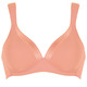 Soft-BH - Naturana BH mit Satinblende am Dekolleté – Farbe APRICOT – Ansicht 2 Soft-BH - Naturana BH mit Satinblende am Dekolleté, in Größe 075 bis 095, in Cup C, in Farbe MARINE – Farbe APRICOT – Ansicht 2