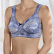Soft-BH - BH mit Paisleydessin, in Größe 080 bis 110, in Cup E, in Farbe JEANSBLAU-BUNT – Farbe JEANSBLAU-BUNT – Ansicht 1