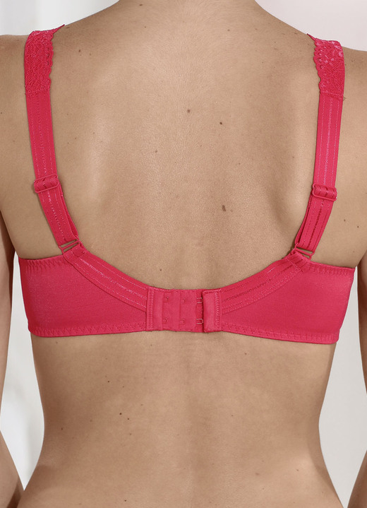 Bügel-BH - LingaDore Bügel-BH mit elastischer Spitze, in Größe 075 bis 105, in Cup C, in Farbe ROT Ansicht 2